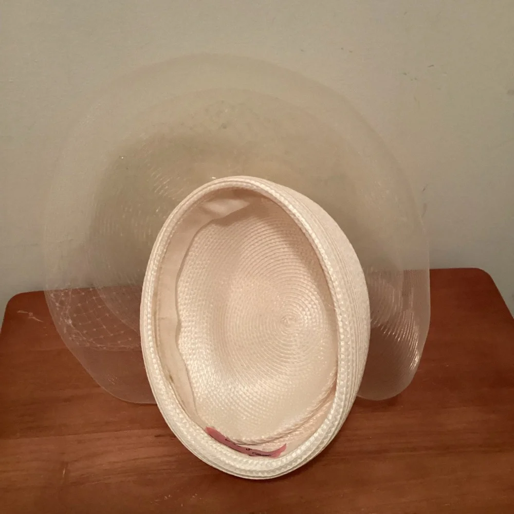 * Pillbox Hat, Wedding Fascinator Hat, Tea Party Hat - Picture 6 of 7